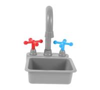 ORFOFE Realistic Mini Kitchen Sink Faucet for Pretend Play Compact Wash Basin Faucet Accessory Promotes Cleanliness and Water Saving Habits Easy DIY Installation for Role Play Kitchens