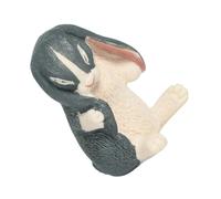 ORFOFE Realistic Mini Rabbit Figurine Plastic Lop Bunny Model Educational Plaything for Learning and Animal Decor Simulation Rabbit Statue
