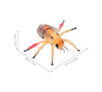 ORFOFE Realistic Rubber Bee Model for Safe Educational Insect Figurine for Nature Exploration Science Learning Birthday Gifts and Party Decoration