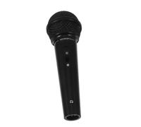 ORFOFE Realistic Simulation Microphone Prop for Lightweight Pretend Play Mic for Role Play Stage Singing Interview and Costume Performances Plastic Model for Boys