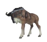 ORFOFE Realistic Wildebeest Animal Model for Home and Office Decor Solid Plastic Cognitive for Lifelike African Wildlife Figurine Ornament Garden and Indoor Adornment Educational