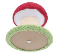 ORFOFE Red Mushroom Shaped Kitten Scratching Post with Sisal Indoor Cat Scratcher for Furniture Protection and Multi-functional Play Adorable Cat Scratching Pole