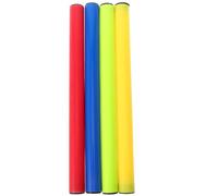 ORFOFE Relay Racing Baton 4Pcs Plastic 2.8Cm Diameter Lightweight for and Adults Track and Field Relay Races