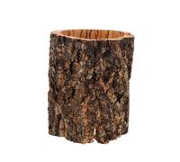ORFOFE Reptile Hideaway Tree Trunk Shelter for Lizards Amphibians Snakes Turtles Natural Bark Cave Hideout with Stress-reducing Private Resting Space Easy-clean Habitat Decoration for
