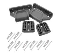 ORFOFE Retractable Baby Gate Replacement Parts and Freestanding Dog Gate Hardware Kit for Indoor Stairs and Doorways, Grey Retractable Fence Extension Accessories for Child and Pet