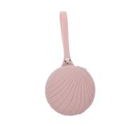 ORFOFE Reusable Portable Pink Pouch Silicone Storage Bag with Clip Design Organizer Bag and Teething Toy that Can be Hung on Backpack