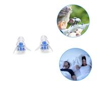 ORFOFE Reusable Silicone Noise Reduction Lightweight Ear Protection for Work Travel Bars Construction Sites Blue