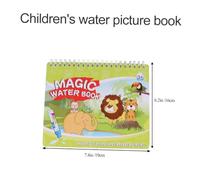 ORFOFE Reusable Water Drawing Book for Graffiti and Imagination Development Safe Non-Toxic Paper Picture Album for Boys and Animal World Design Drawing