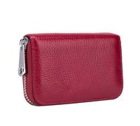 ORFOFE RFID Blocking Card Holder Wallet with Slots Portable Anti-Theft Cards Case for Men and Women Elegant Small Accordion Zip Pouch and Practical Organizer