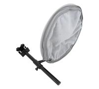 ORFOFE Rotatable Desktop Cat Bed Hammock for Office Desk, Height Adjustable Pet Nest with Breathable Light Grey Mesh, Indoor Cat Sleeping Bed Attachment for Home and Computer Desk