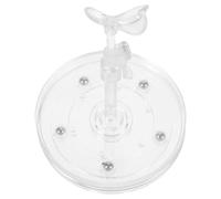 ORFOFE Rotatable Doll Display Stand Acrylic Figure Stand with Felt Base Doll Display Support Rack