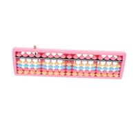 ORFOFE Row Abacus for Early Education Math Tool with Beads Per Row Enhances Counting Addition Subtraction Skills Develops Fine Motor Coordination and Logical Thinking for Preschoolers