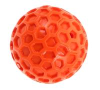 ORFOFE Rubber Squeaky Dog Ball Small Honeycomb Design Chew for Puppies and Small Breeds Indoor Outdoor Fetch Easy to Clean Pet Play Ball