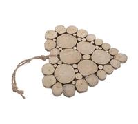 ORFOFE Rustic Driftwood Heart Ornament Solid Wood Valentine S Day Decor for Wedding Engagement Mantel Kitchen Wall Handmade Love Heart Decoration for Christmas Party Farmhouse Style