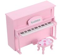 ORFOFE Scale Dollhouse Furniture Accessories Realistic Upright Piano Model for Living Study Decoration