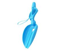 ORFOFE Scissors Shape Pickup Clip Convenient Litter Picker Thick Handle for PET Waste Cleaning Random Colour