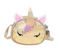ORFOFE Shiny Unicorn Crossbody Bag for Purse with PU Leather Back Soft Interior Fashionable Princess Shoulder Bag for Women Birthday Christmas