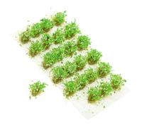 ORFOFE Simulated Static Grass Tufts Model Plastic Grass Cluster DIY Sand Table Scenery Decoration Gaming Terrain Green Blue Gradient for Miniature Landscape
