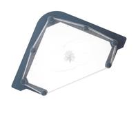 ORFOFE Sink Strainer Holder with Adhesive Nano Tape Plastic Corner Filter Rack for Kitchen Waste Mesh Bags Stable Over Sink Drain Basket Easy Install and Removable Design