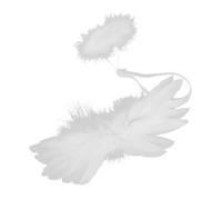 ORFOFE Small Angel Wings Craft for Dolls DIY Miniature Feathered Cosplay Accessories Enhancing Creativity and Fine Motor Skills for Imaginative Play