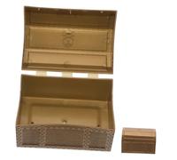 ORFOFE Small Pirate Treasure Chest Box for Boys and Vintage Style Plastic Organizer with Spacious Interior Build for Party Favors Classroom Decorations and Roleplaying Adventures