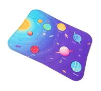 ORFOFE Solar System Puzzle for Educational Space Matching Board with Eight Planets Smooth Safe Surface Early Learning Stem Activity for Cognitive and Skill Development