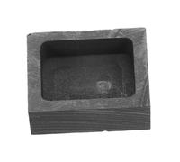 ORFOFE Square Graphite Ingot Mold with Oil Groove for High-Temperature Metal Melting Casting Tool for DIY Gold Silver Jewelry Making and Refining
