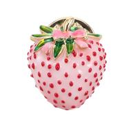 ORFOFE Strawberry Brooch Pin Lightweight Enamel Fruit Badge for Women Compact Stylish Clothing and Bag Accessory Colorfast Jewelry gift for for for for for for for Birthdays and Holidays