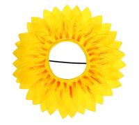 ORFOFE Sunflower Face Cover Adult Funny Sports Games Prop Novelty Headgear for Kindergarten Party Costume Accessory Decorative Sun Flower Cover Random Color