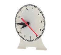 ORFOFE Teaching Clock Model Three-hand Classroom Display Clock for Students Learning to Tell and Eye-hand Coordination Training Educational Supply