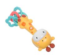 ORFOFE Teething Giraffe Musical with Soft Safe Material for Visual and Auditory Stimulation Rhythm Sound Play for Boy Girl Showers and Early Development