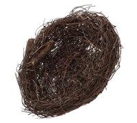 ORFOFE Tropical Style Rattan Bird's Nest Large Artificial Birds Nest for Garden and Decorative