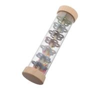 ORFOFE Unique Beaded Rain Stick for Fine Audio Rain Sound Maker with Colors Sensory Educational Instrument Enhancing Recognition and Hand-eye Coordination Early Cognitive Development Aid