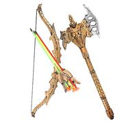 ORFOFE Unique Cosplay Prop Ancient Bronze Safe Plastic Role Playing Kit for Boys Party Halloween Masquerade Dress Up Accessories