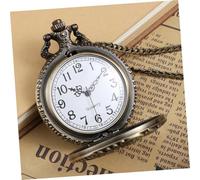 ORFOFE Vintage Hollow Steam Locomotive Quartz Pocket Watch with Hanging Chain Retro Classic Men Timepiece with Precise Quartz Movement Decorative and Practical
