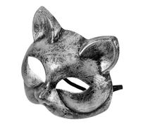 ORFOFE Vintage Silver Half Face Masquerade for Adults Comfortable Cosplay Animal Mask for Halloween Party Unique Sophisticated Design for Masquerade Ball and Costume Events