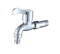 ORFOFE Wall Mounted Single Lever Cold Water Tap for Washing Machine Durable Gravity Die Cast Faucet with Thread Smooth Ceramic Valve for Kitchen Bathroom Basin Use
