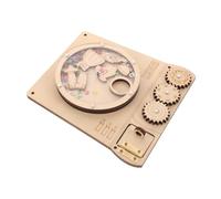 ORFOFE Washing Machine with Sequin Sensory Board Montessori Busy Board for Educational Activity Early Learning Khaki