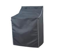 ORFOFE Waterproof Washing Machine Cover Protector with Wear Resistant Oxford Cloth, Black Washer and Dryer Cover Suitable for Kitchen and Awning, Protects from Dust and Aging, Size