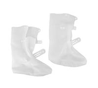 ORFOFE Waterproof White Pvc Hiking Gaiters for Shoes Sturdy Reusable Boot Covers High Leg Protection for Trekking and Hunting in Seasons