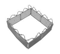 ORFOFE Weather Resistant Plastic Miniature Fence Panel for DIY Model Scenery Wire Mesh Simulation Fence for Prison Farm Animal Diorama and Military Scene Building Blocks
