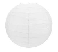 ORFOFE White Globe Paper Lantern Lampshade Hanging Pendant Light Cover for DIY Painting Installation Soft Ambient Glow for Patio Garden and Festival Decorations