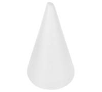 ORFOFE White Solid Foam Cone for DIY Crafting and Christmas Decor, Educational Enhancing Imagination and Group Activities