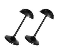 ORFOFE Wig Display Stand with Stable Base and Plastic Material for Styling Hairpieces on Window or Shelf