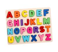 ORFOFE Wooden Alphabet and Number Puzzle for Colorful Educational Jigsaw with Numbers Plus Minus Equals Signs Cognitive Development Learning Board for Boys
