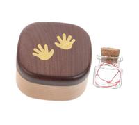 ORFOFE Wooden Baby Teeth Keepsake Box for Baby's Lost Teeth with Precious Souvenir Function, Memory Keepsake Suitable for Bedside Table Under Pillow Storage