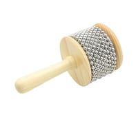 ORFOFE Wooden Cabasa Hand Shaker Musical Preschool Teaching Tool Lightweight Percussion Instrument for Students Music Therapy Accompaniment