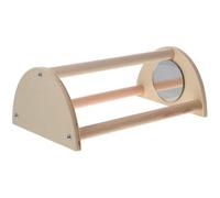 ORFOFE Wooden Chicken Perch Stand for Chickens and Birds Strong Wood Roosting Bar Providing Comfortable Resting Place Reducing Boredom and Stress for Coop Use