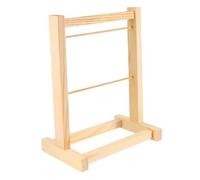 ORFOFE Wooden Doll Clothes Hanger Small Lightweight Doll Clothing Organizer Rack for Store Accessories Easy Storage for Dresses and Outfits