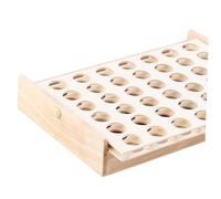 ORFOFE Wooden Four Row Game Board Brain Teaser for Adults Interactive Family Checker Game Educational Wooden Puzzle for Logical Thinking and Fun